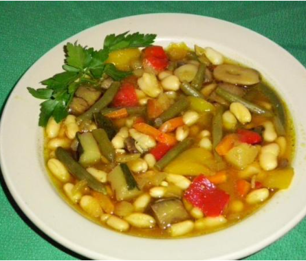 Bean and vegetable stew recipe