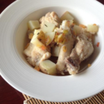 Chicken stew with potatoes recipe