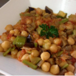 Chickpea stew with vegetables recipe