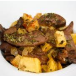 Kidney Stew with French Fries Recipe