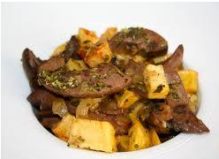 Kidney Stew with French Fries Recipe