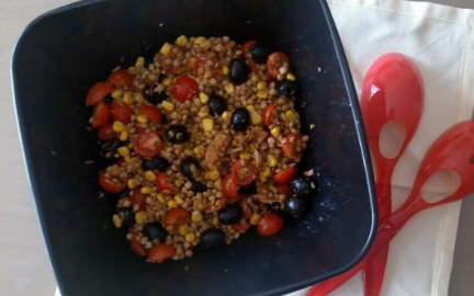 Lentil and Cherry Tomato Salad Recipe