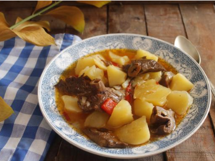 Níscalos with potatoes recipe