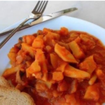 Pod stew with cuttlefish recipe