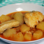 Potato and cod stew recipe