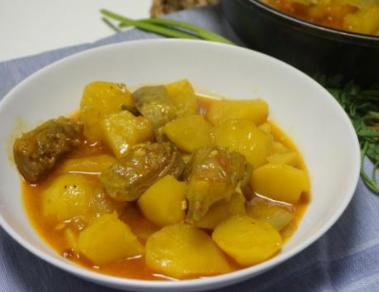 Potato stew with artichokes recipe