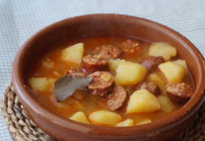 Potato stew with chorizo ​​recipe