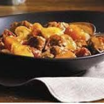 Recipe for Spanish meat stew with mushrooms