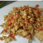 Recipe of Machacado or machaca with egg