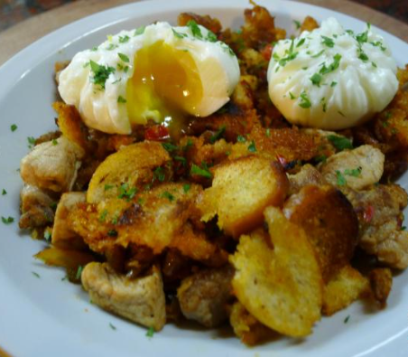 Recipe of Migas with egg flower