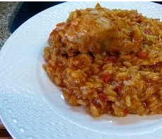 Recipe of Rice Stew with Pork and Chicken Spanish Paella Type