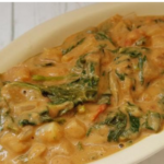 Spinach stew with peanut butter recipe