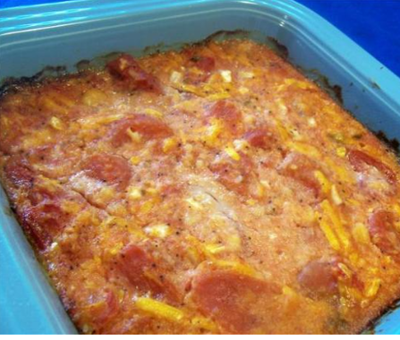 Stewed Tomato Casserole Recipe