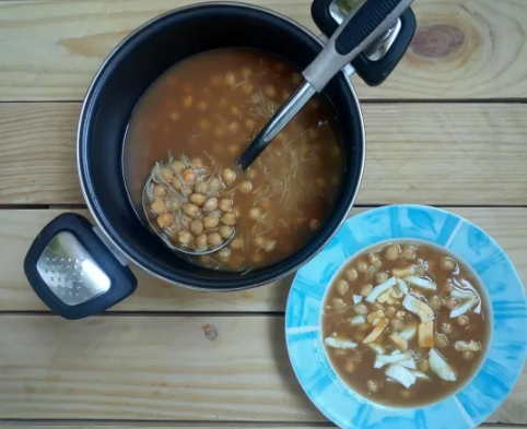Chickpea Noodle Soup Recipe