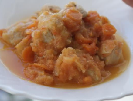 Turkey stew with meatballs recipe