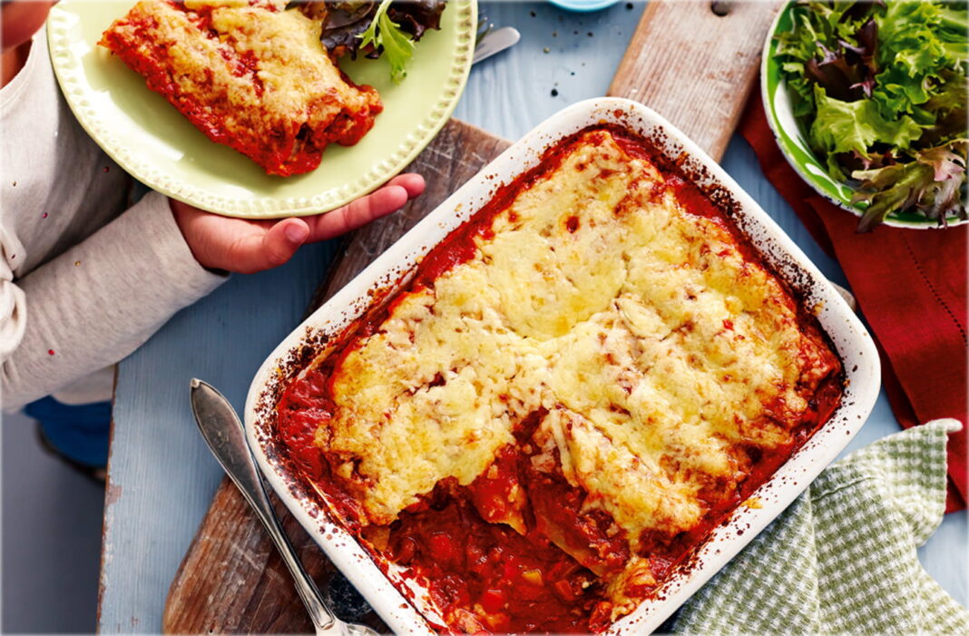 Breaded Vegetable Cannelloni Recipe - FoodsDiary